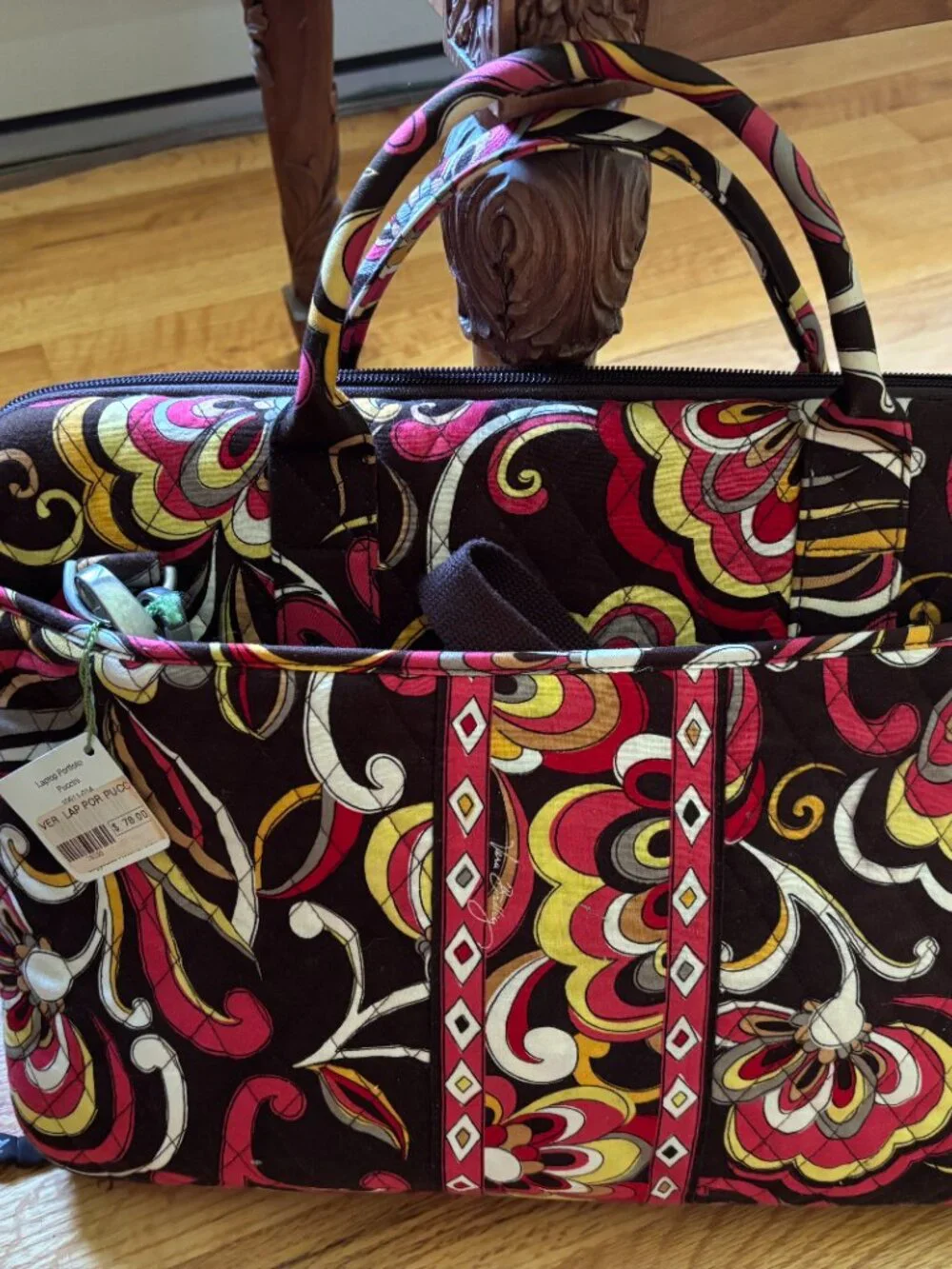 Vera Bradley Hardcase Laptop Bag Vintage